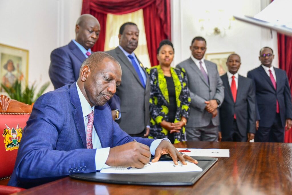 President Ruto to sign bill that will give tax break to Kenyan startups. Image via Techcabal 