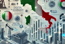 Image representing the Italian economy generated by MedPerspective team using AI.